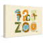 1,2,3 to the Zoo Character Art 123 Zoo - Painting on Canvas-1948914372
