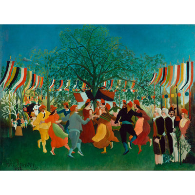 A Centennial of Independence by Henri Rousseau - Wrapped Canvas Painting