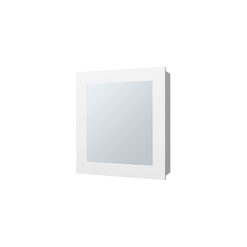 Pharmacie avec miroir inclus, Blanc