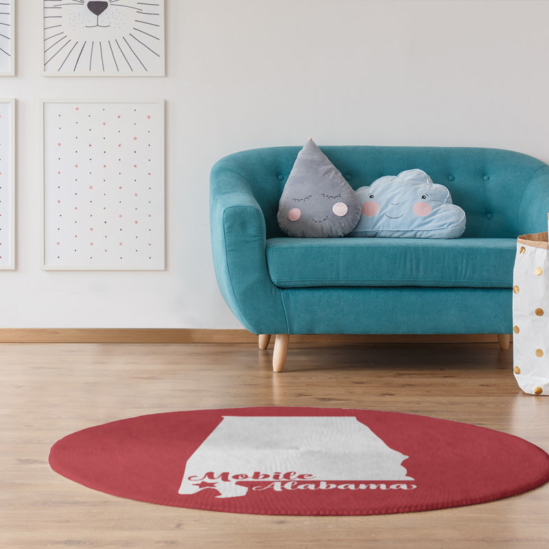 Tapis de poly-chenille en polyester mobile alabama