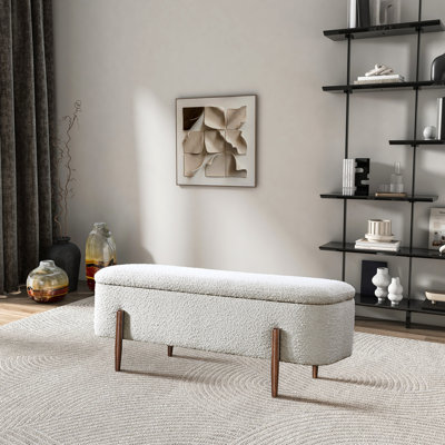 Banc de rangement Ivory Boucle