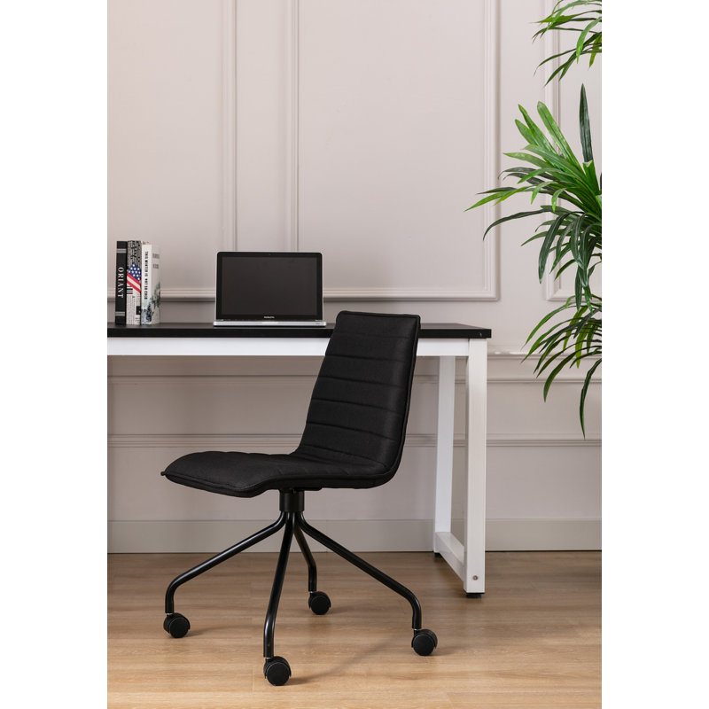 Polyester Blend Task Chair, Black