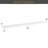 Picture Shelf for Wall with Ledge, 80 Inch Extra Long Floating Bookshelves, Display Shelf for Picture Frame, Living Room Shelf Decor, Book Display Shelf, Shelving Wall Mounted, White, 2 Pcs