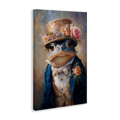 Toile victorienne avec crapaud, conception de Wumples
