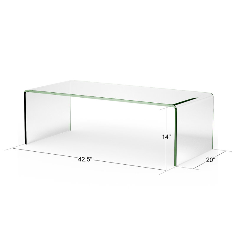 Table basse de style traîneau Worsham