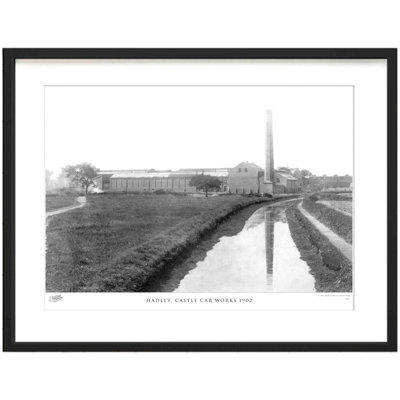 Hadley, Castle Car Works 1902 1 Piece Single Picture Frame Wall Art