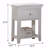 Nightstand With Bottom Shelf