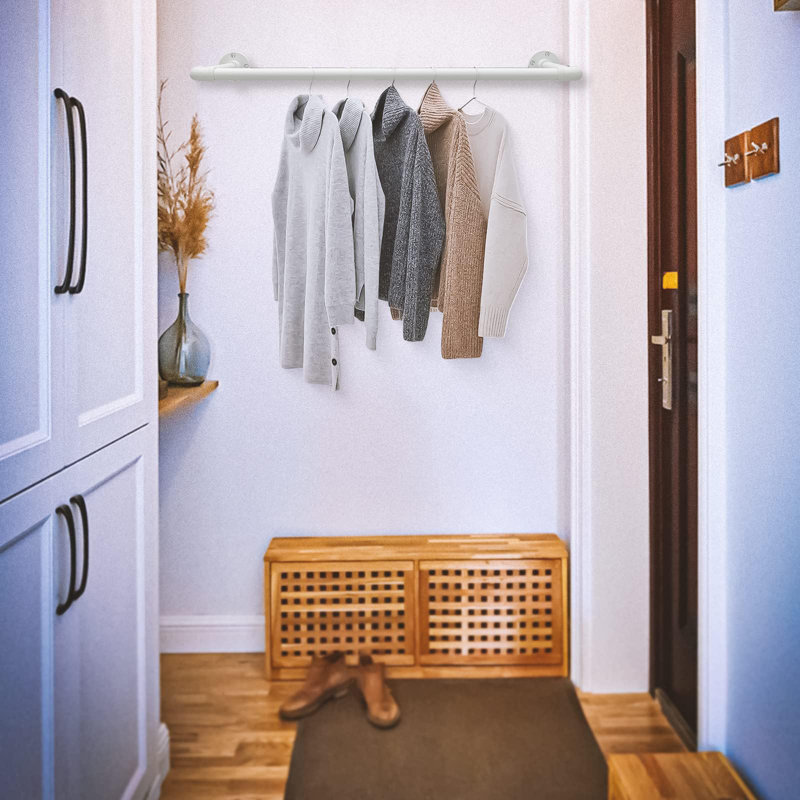120cm Wall Mounted Clothes Rack