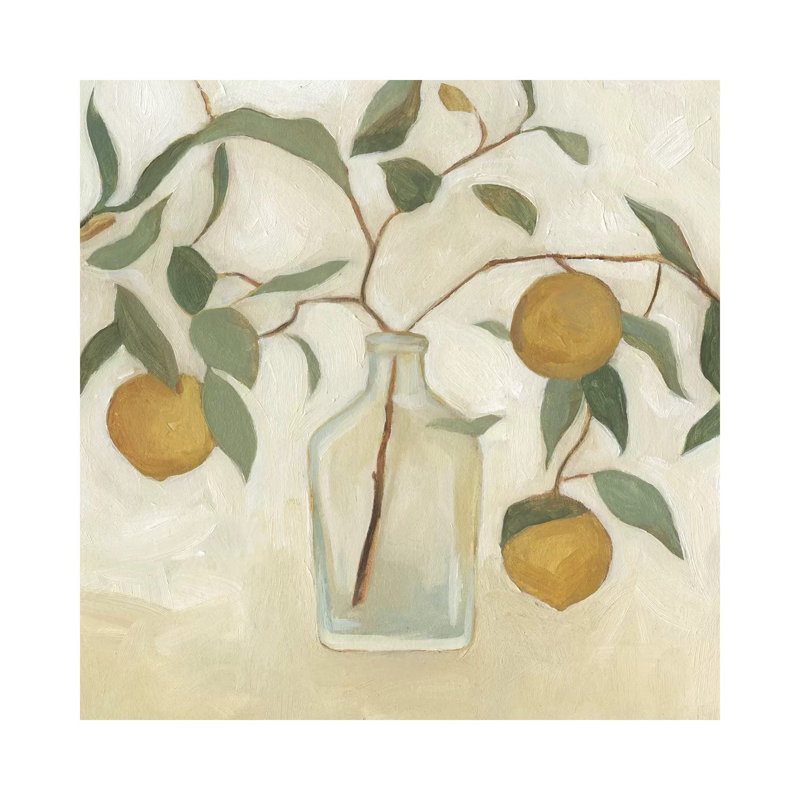 Greenery Still Life I by Emma Scarvey - Wrapped Canvas Print, 30.48cm H x 30.48cm W