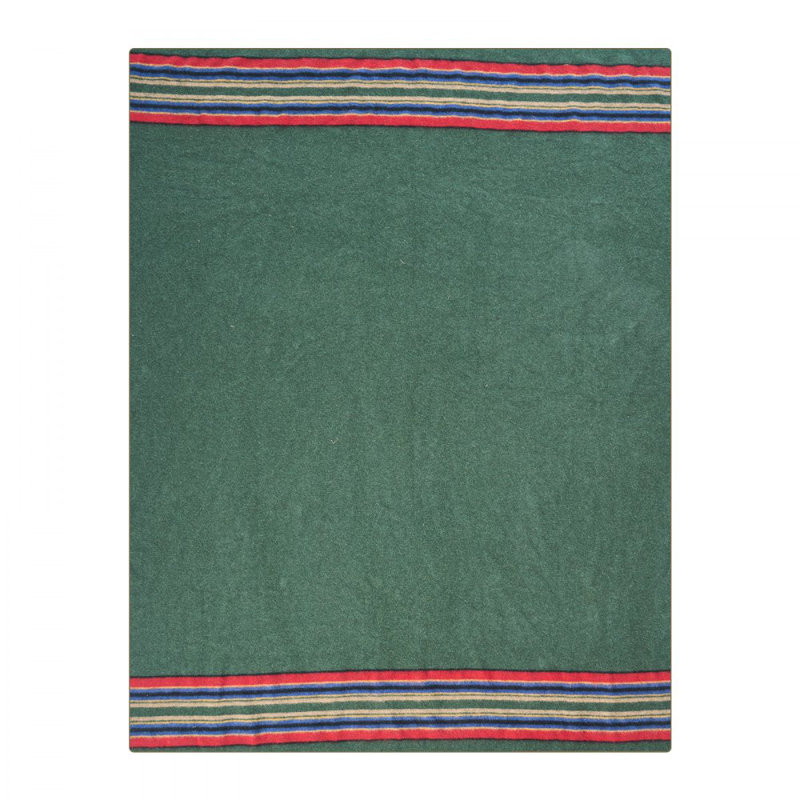 Blanket, Green Striped