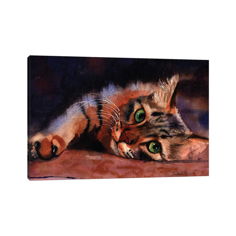 «Floored» par Rachel Parker - reproduction d'art, Aucun mat, Toile tendue, H 12 po x l 18 po x 1,5 po