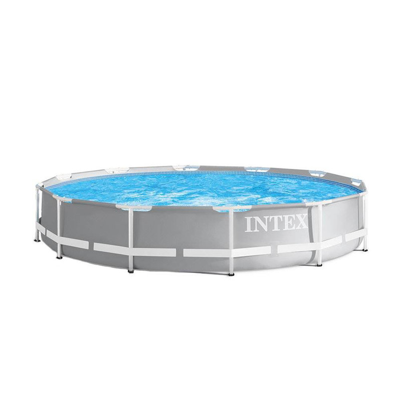 Plastic Round Frame Set Pool 30'' H x 144'' W x 144'' L