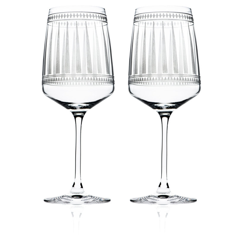 Marrakech Crystal Red Wine Glass