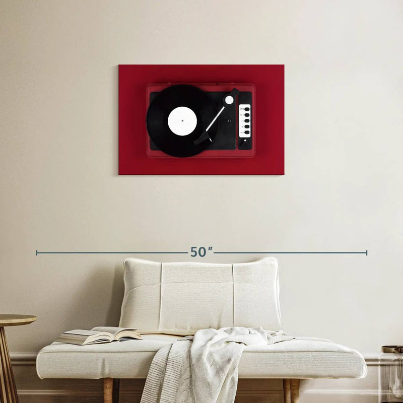 Abarca Red Turntable, 20" H x 30" W