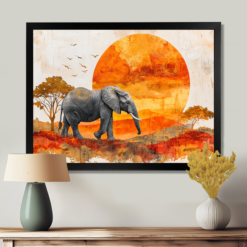 Haglund - Animals Wall Art, Reproduction encadrée d'une seule photo, Noir, H 12 po x l 20 po