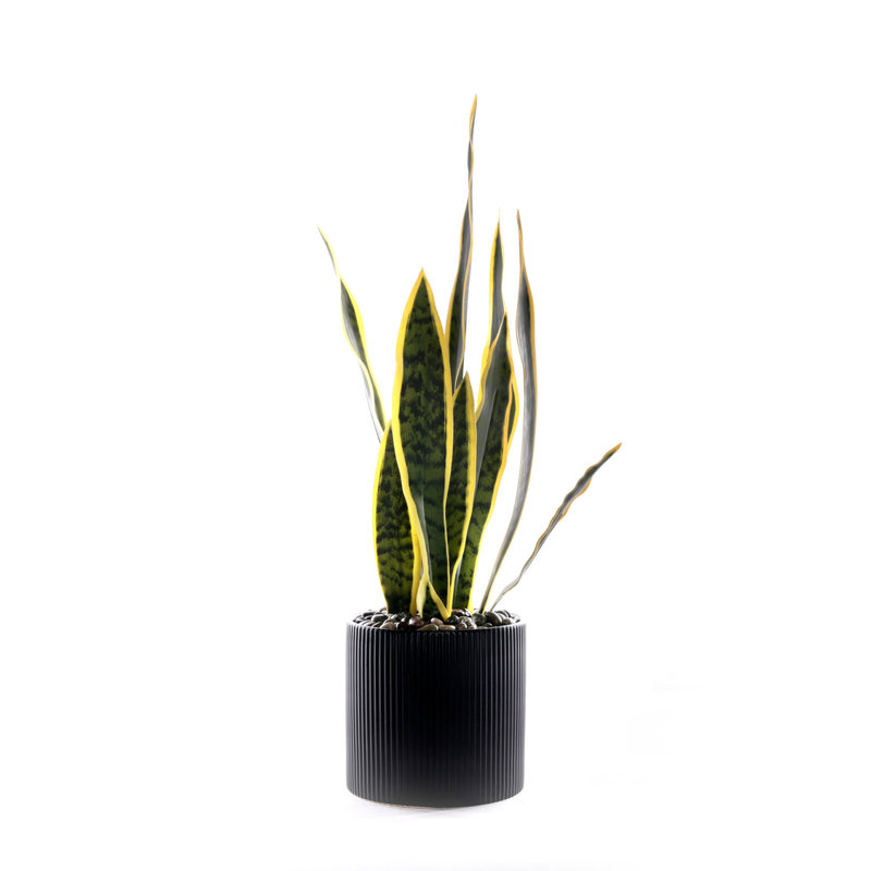 Faux Plant in Ceramic Planter