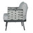 Lark Outdoor 4-Piece Woven Rope Conversation Set With Metal Frame & Cushions-1148338829