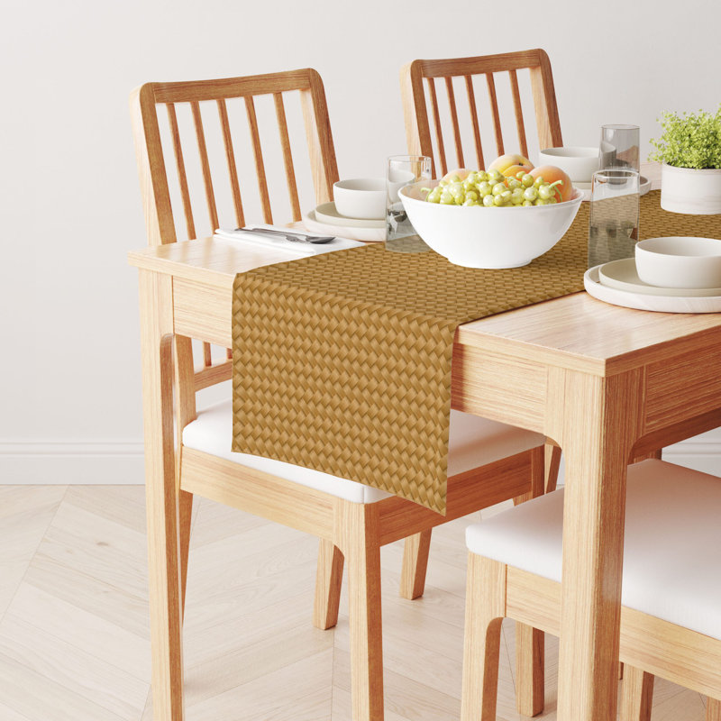 Wachtel Geometric Table Runner, 108" x 14"