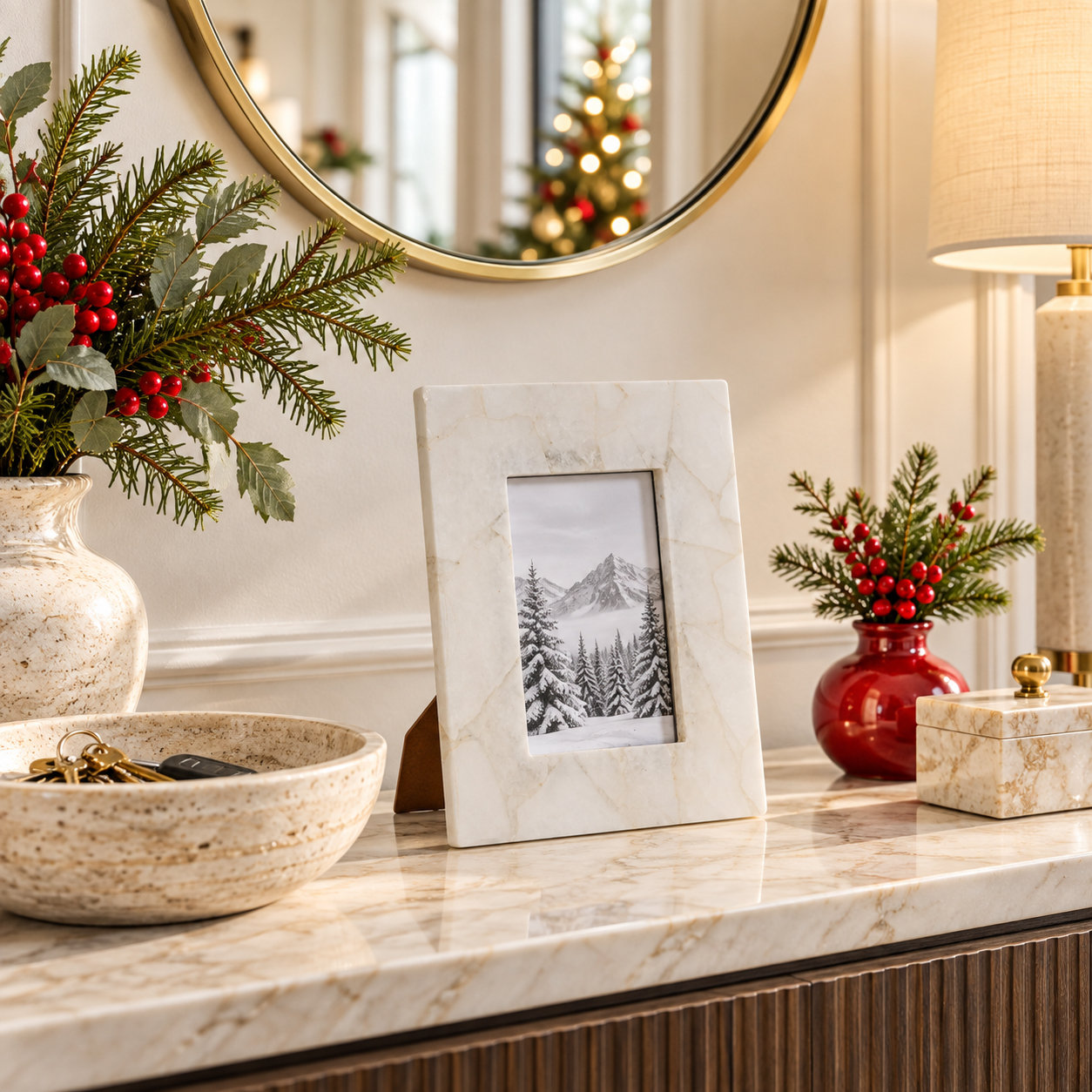 Elloise Picture Frame, White, 4" x 6"