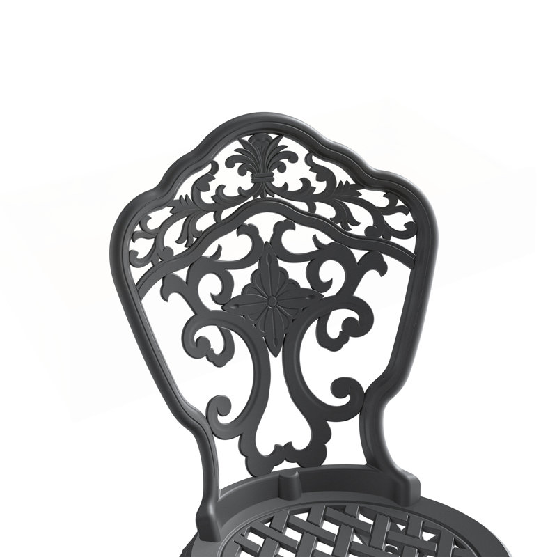 Cast Aluminum Patio Dining Chair 2PCS