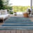  Machine Washable Indoor/Outdoor Chantille ACN997 Gray Area Rug-2093197887