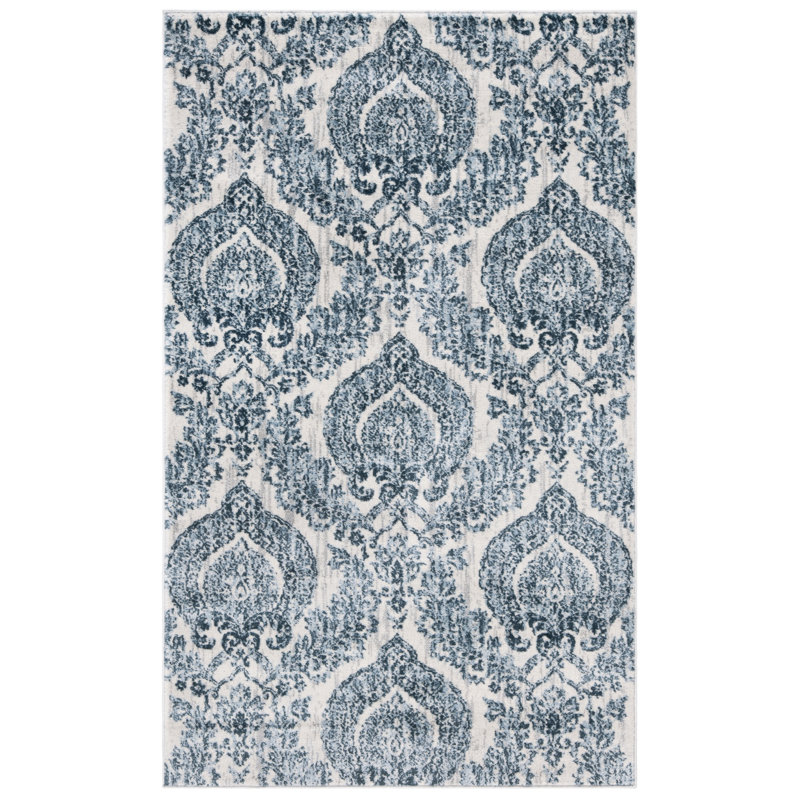 Coyer Performance Damask Rug, Rectangle 8' x 10'