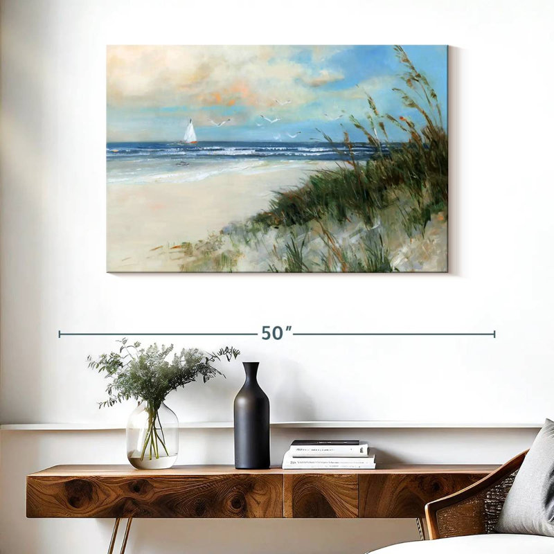Gillard Oak Island Sunrise, H 26 po x l 39 po