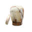 Urne décorative en marbre pour adultes, motif marbré blanc et brun, grande capacité-113912090