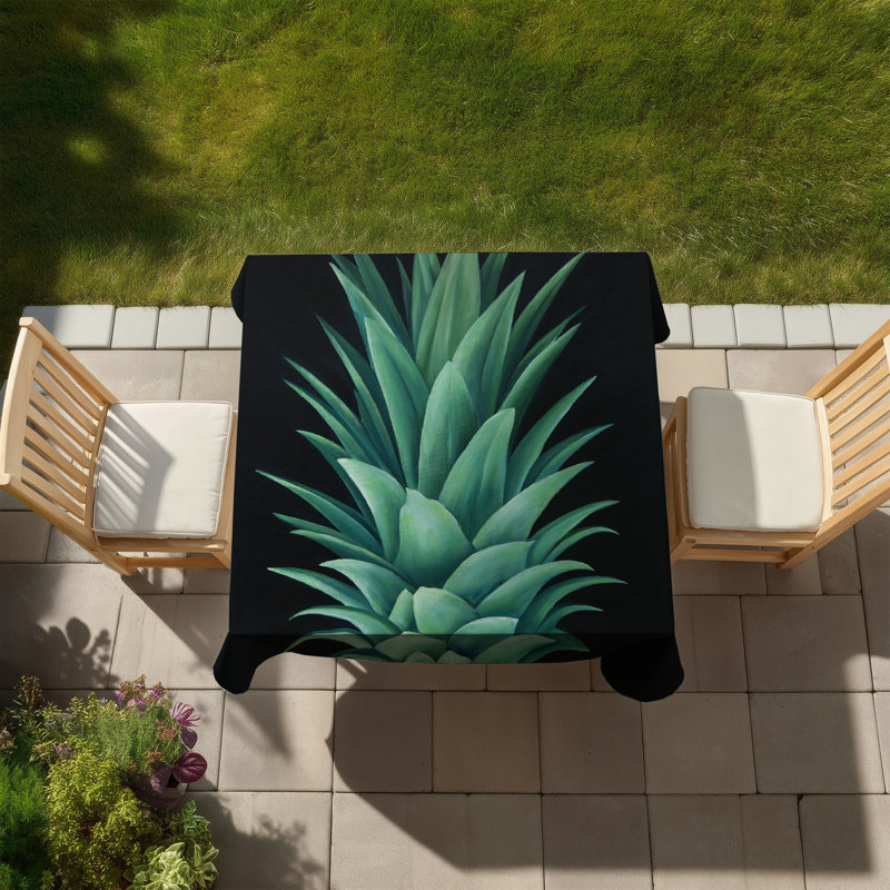 Pineapple Leaves Tablecloth - Exotic Indoor/Outdoor Decor