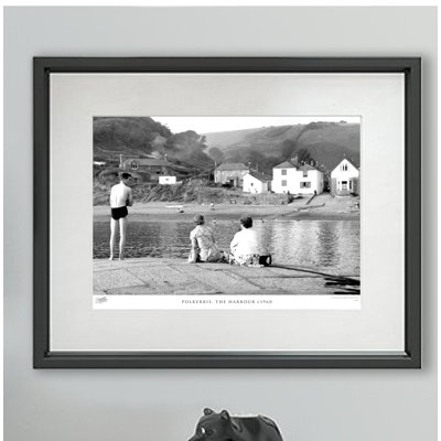 Polkerris, The Harbour C1960 - Single Picture Frame Print