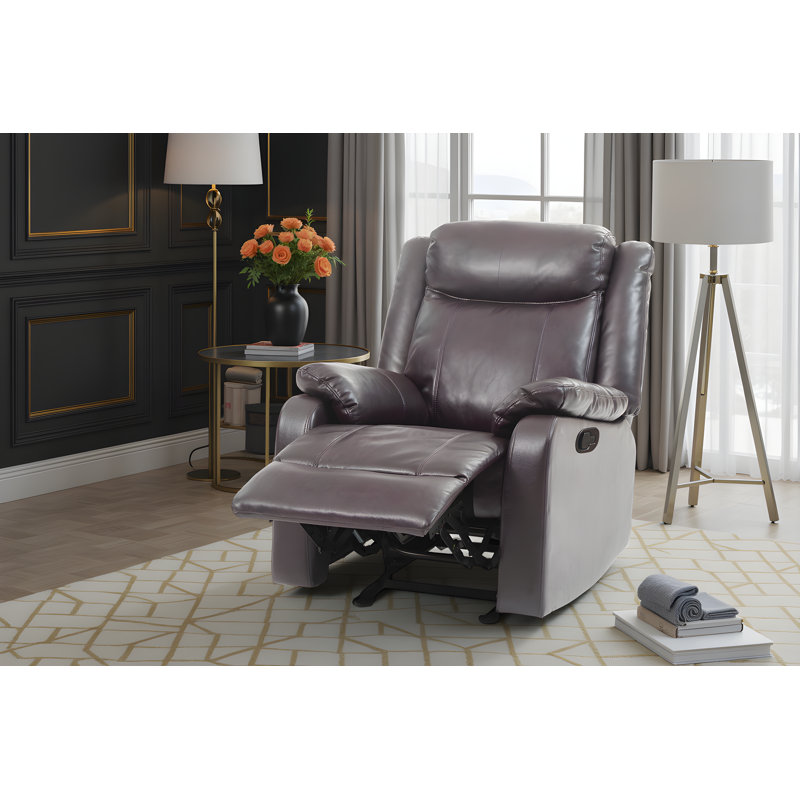 Fauteuil inclinable Amadora, Marron foncé