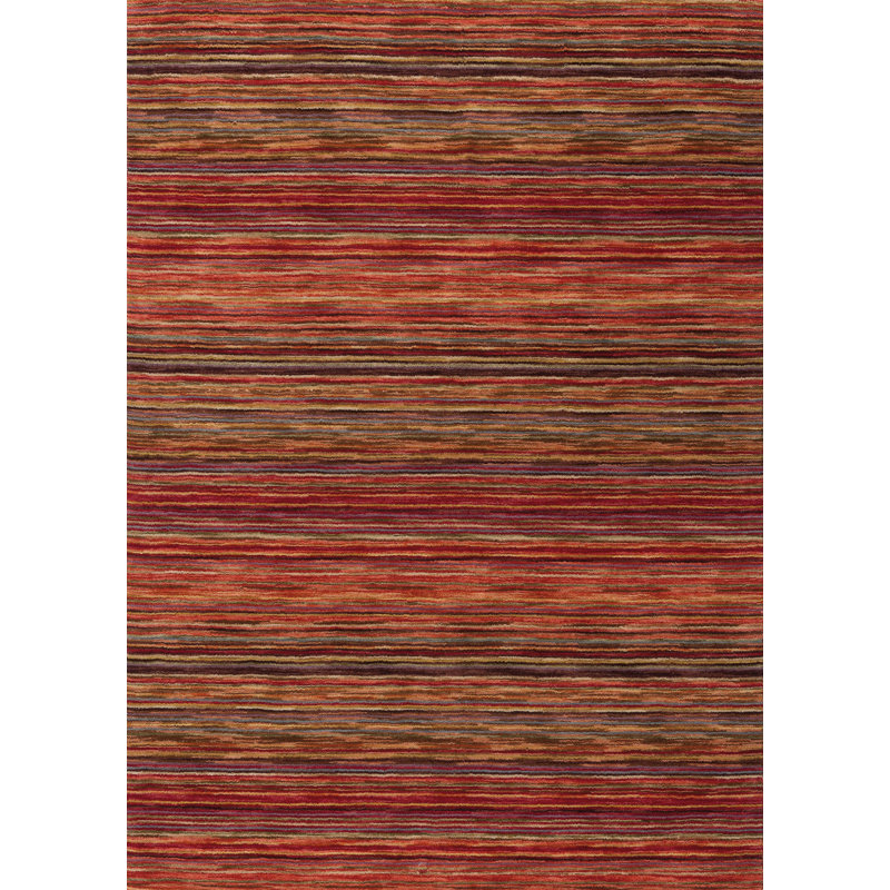 Seibert Striped Hand Woven Area Rug, Rectangle 140 x 200cm