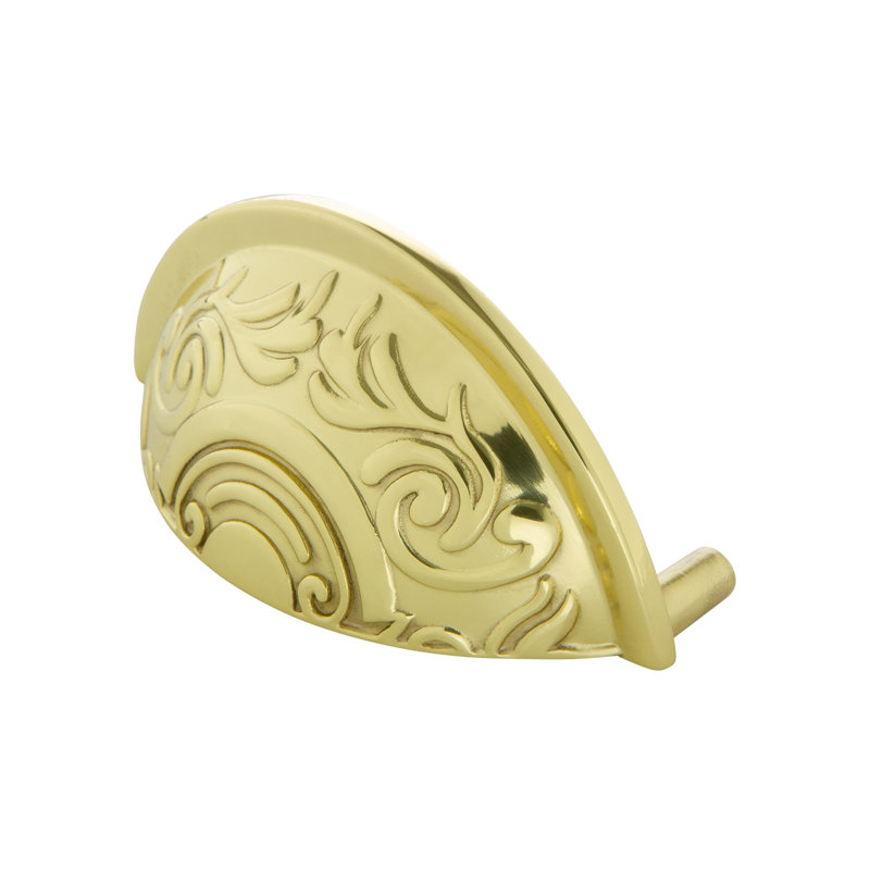 Nostalgic Warehouse Cup Pull Victorian, Polished Brass