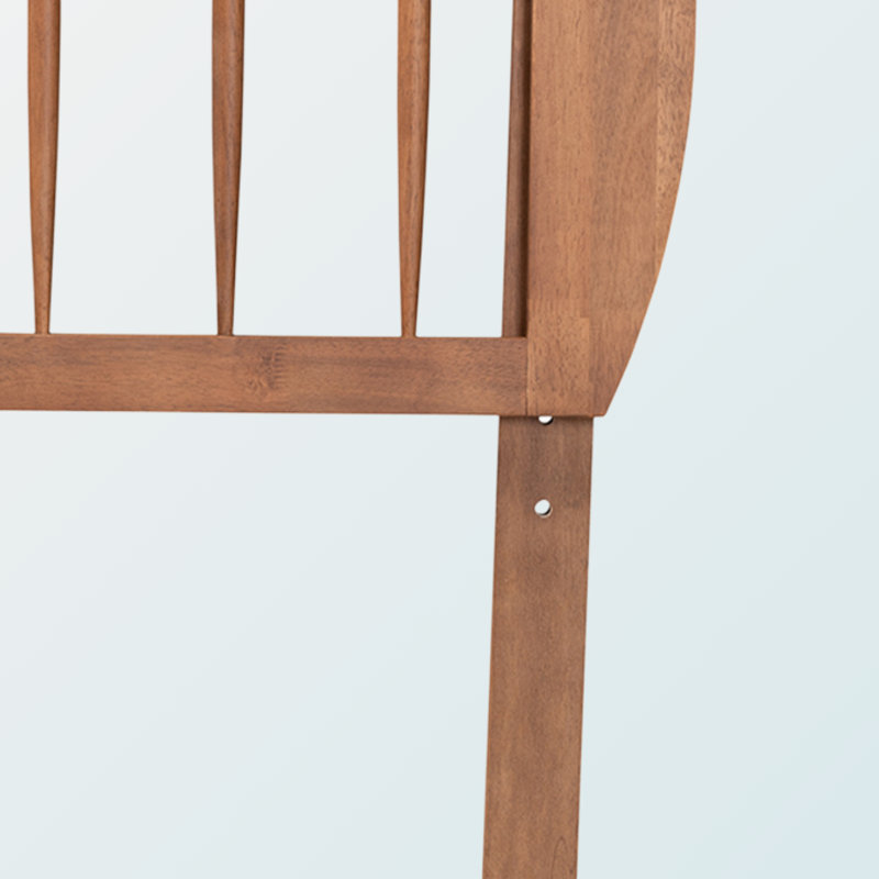 Tête de lit à très grande broche Horizon avec finition chêne rustique, H 49,84 po x l 82,72 po x P 0,63 po, Très grand lit