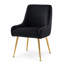 Tufted Velvet Upholstered Upholstered Back Side Chair-952821562-952821543