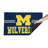 Embossed Mat, Cross Hatch, University Of Michigan