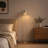 Traditional Floor Lamp With Rattan Shade