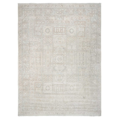 Jaqueta Marco Hand Knotted Beige 12x15 Rug