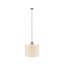 Luminaire suspendu en métal avec abat-jour tambour