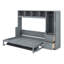 Lit escamotable Murphy avec placard et tiroirs-1173510578