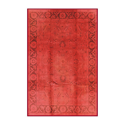 Tapis de style oriental rouge