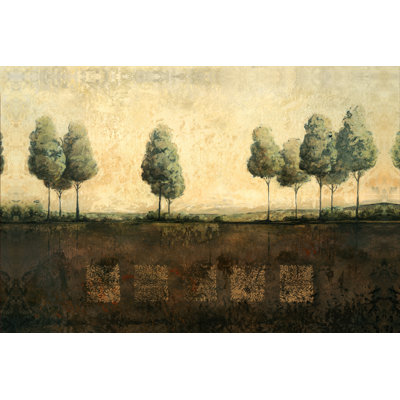 Greenscape - Wrapped Canvas Painting