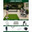 2-Bag Golf Storage Rack,Garage Organizer