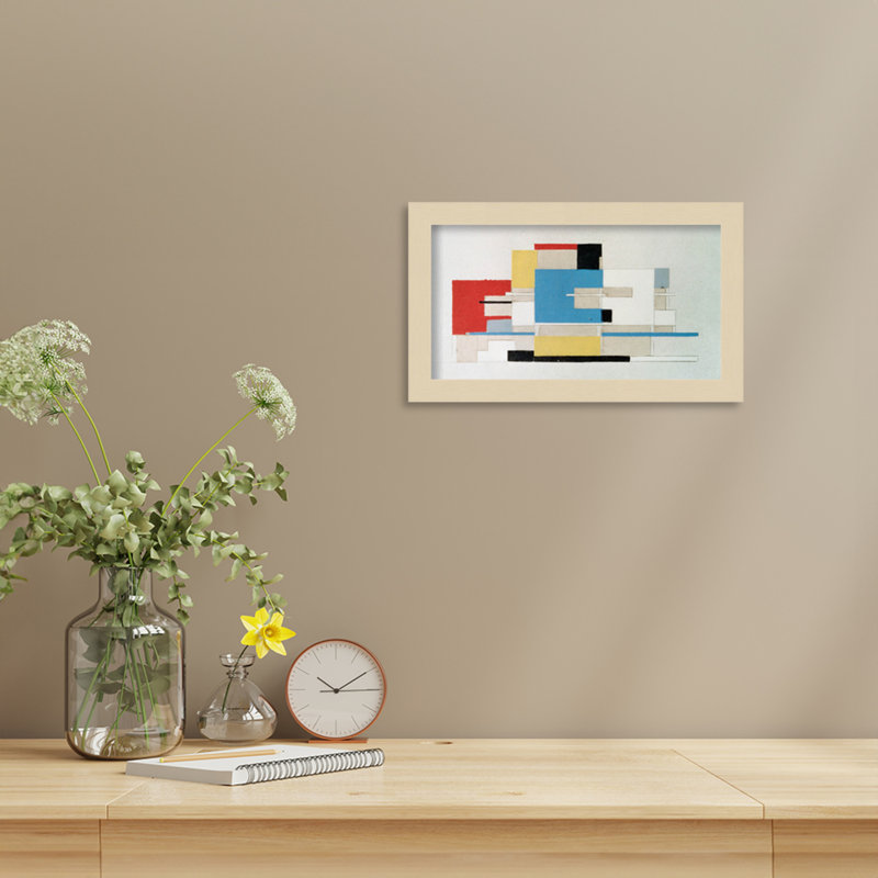Colour Study For Architecture by Theo Van Doesburg, Brown, 8" H x 13" W