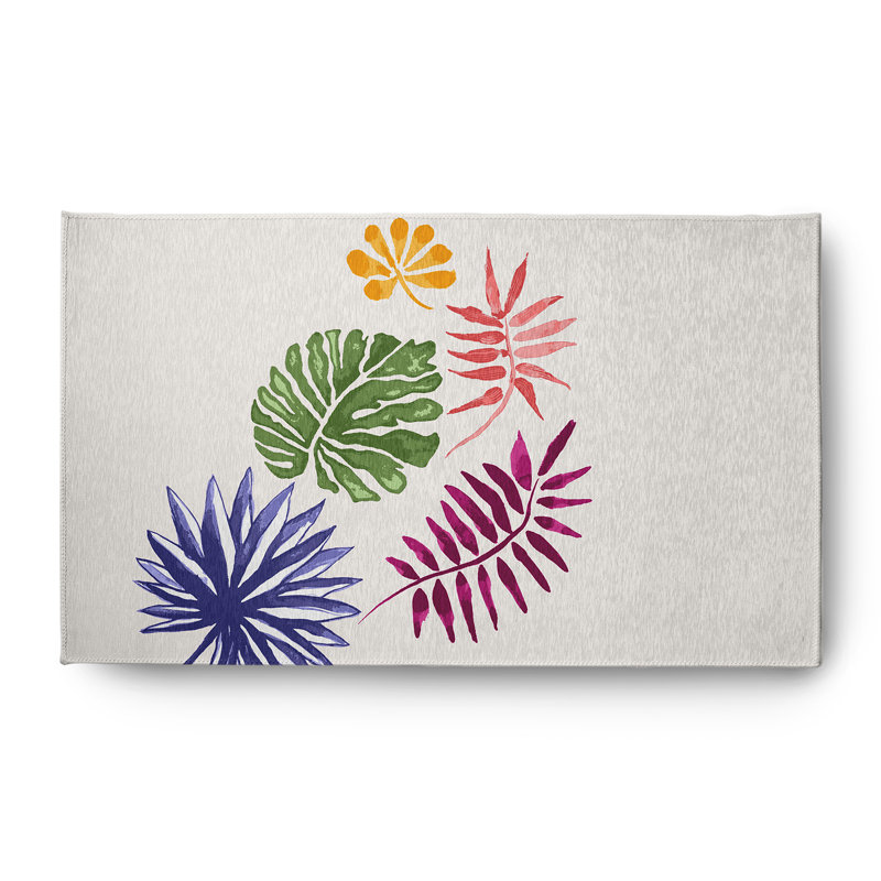 Jessenia Chenille Floral Indoor Rug, Rectangle 3' x 5'