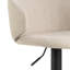 Saaba Swivel Upholstered Adjustable Height Counter Stool