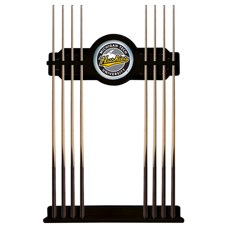 Porte-queues de billard NCAA, Noir, Huskies de Michigan Tech
