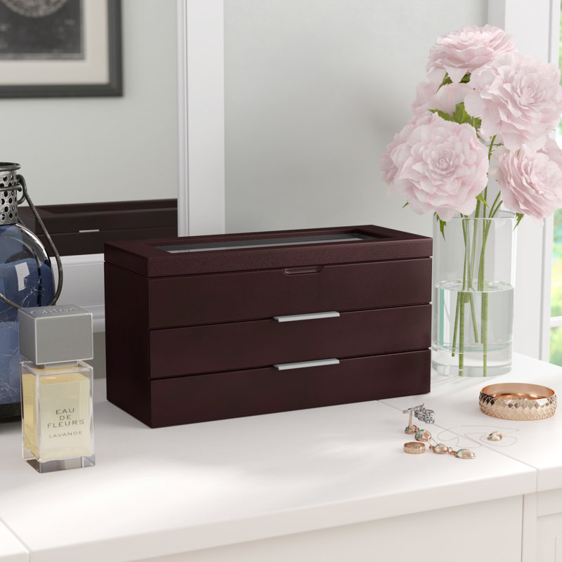 Sonny Wood Watch Box + Drawers