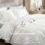 Ensemble de literie 100% coton tissé avec housse de couette, comprenant 1 anse de couette avec fermeture à glissière cachée et 2 taies d'oreiller, lin, édredon vendus séparément-117599864-117599865