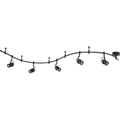 Ensemble de rail d'éclairage 5 lumières 108 "Fredericktown